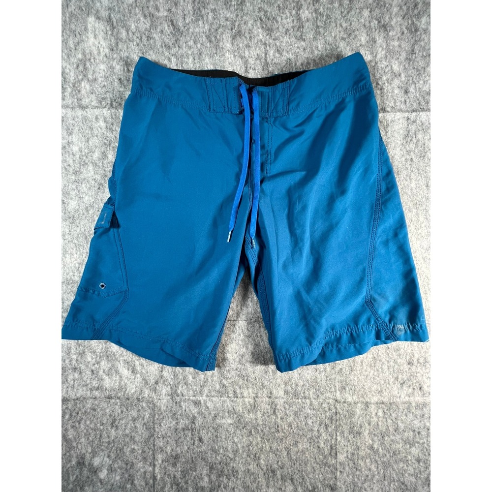 Billabong Mens Blue Board Shorts Swim Trunks Size 34 M127TALF Cargo Pocket
